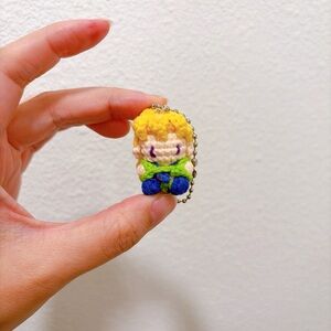 Crochet Mini Fugo Jojo's Bizarre Keychain/ Handmade Fugo Jojo